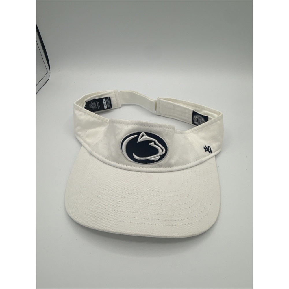 Penn State Nittany Lions 47 Brand Visor Hat Strap Back Adjustable NCAA NWOT
